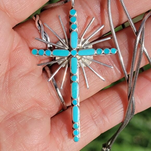 Handsigned Rosie Watasilo Zuni Native American 925 sterling...